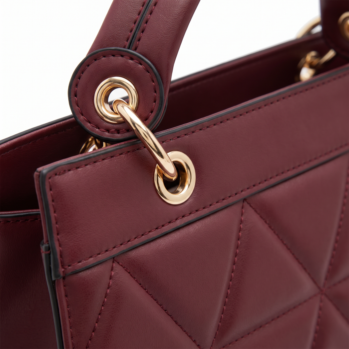 2-Piece Handbag and Purse Set, Quilted Top Handle Bag with Coin Purse – Gift Set for Her