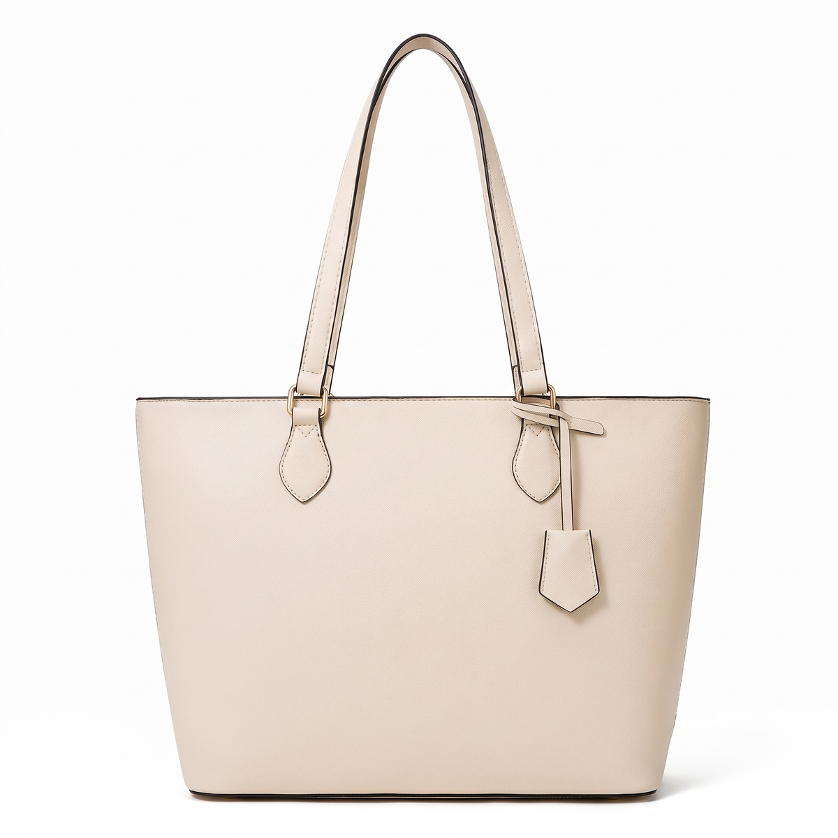 4-Piece Handbag and Purse Set, Cream Tote Bag with Dome Bag, Crossbody Bag and Clutch – Gift Set for Her