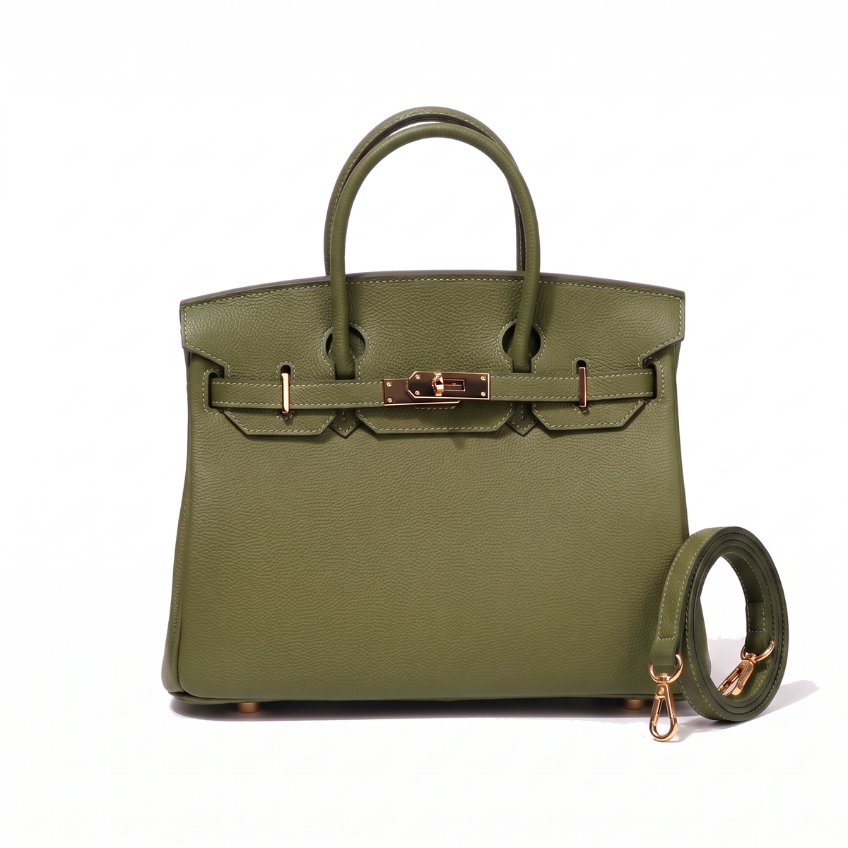 Faux Leather Top Handle Bag for Women, Cognac Brown Structured Handbag