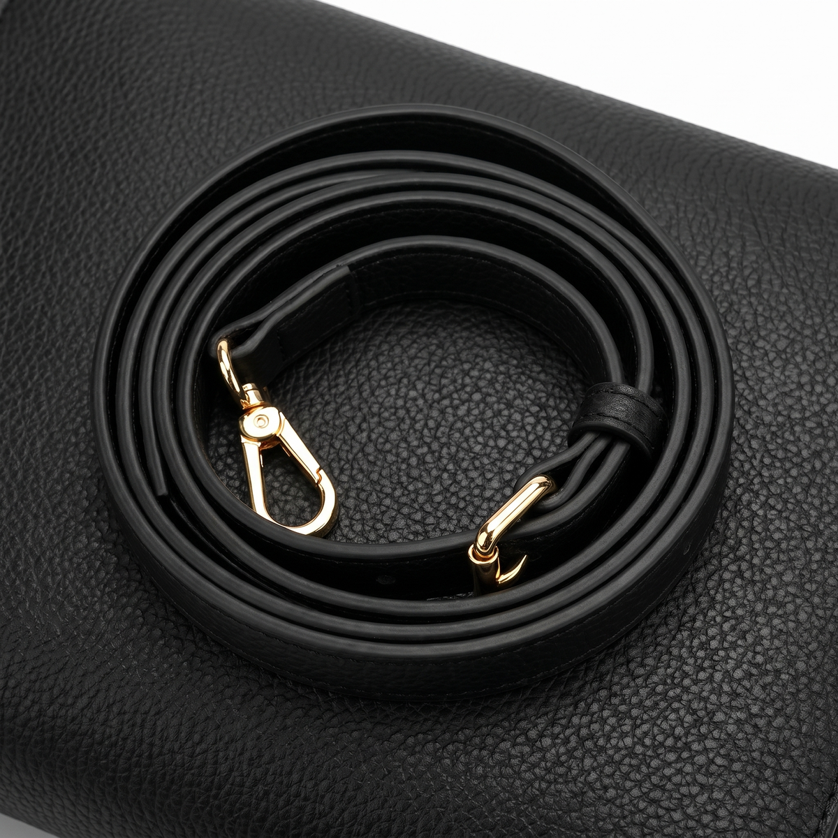 Pebbled Faux Leather Top Handle Bag for Women, Black Structured Flap Handbag